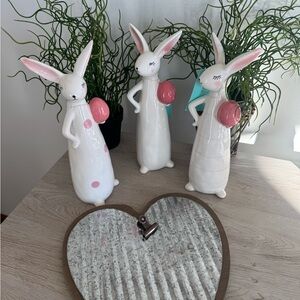 MARTHA STEWART “THE PINK LADIES” BUNNIES w/ ATTITUDE 2026  SET 3 NWT